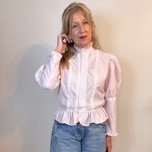 Vintage Topson of California Edwardian-style Blouse